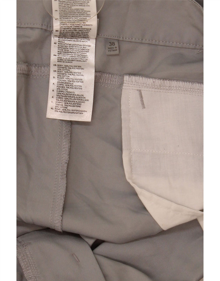 Adidas Mens Chino Shorts W38 XL Cinza Poliéster