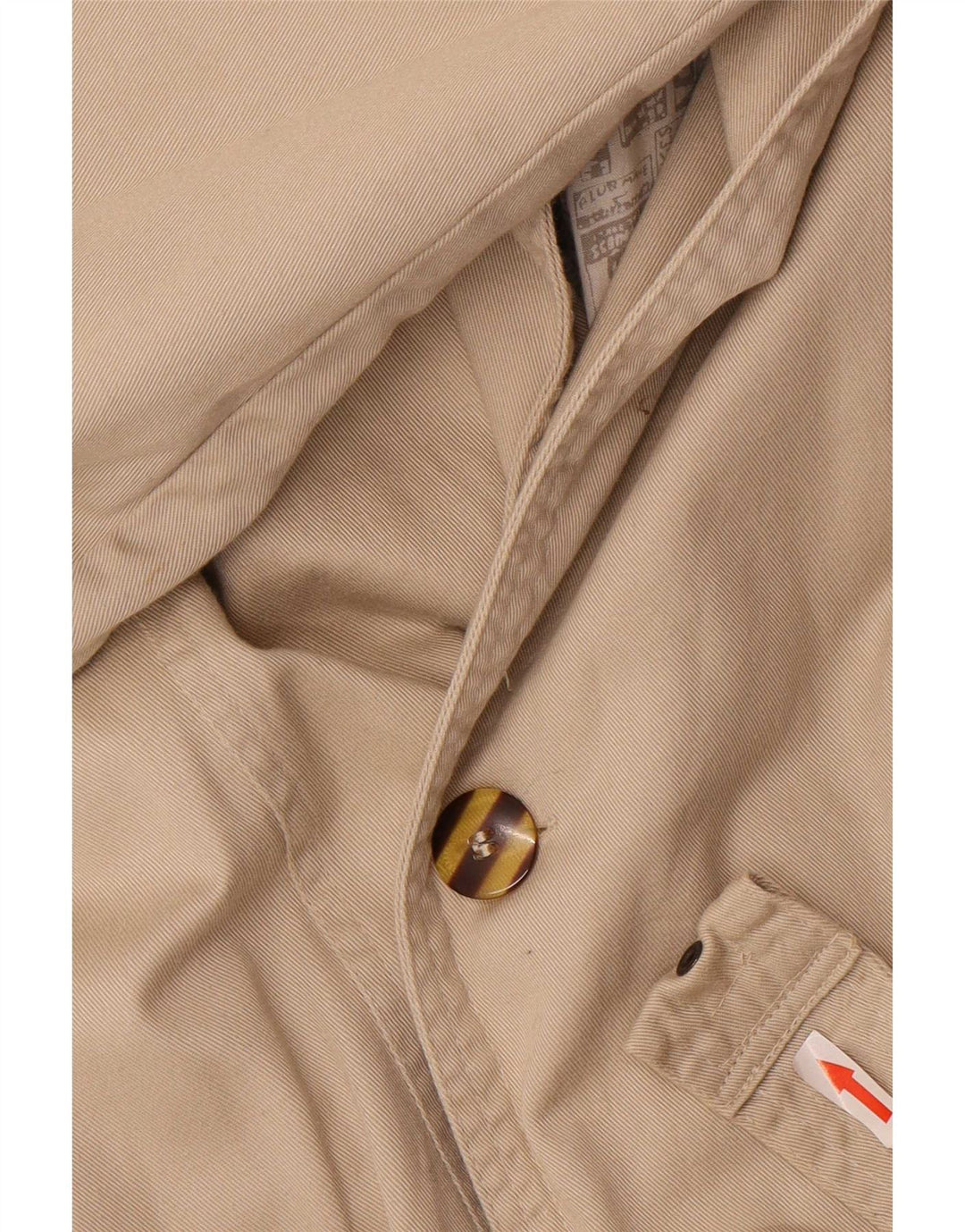 Trench Coat Vintage Masculino UK 38 Médio Bege