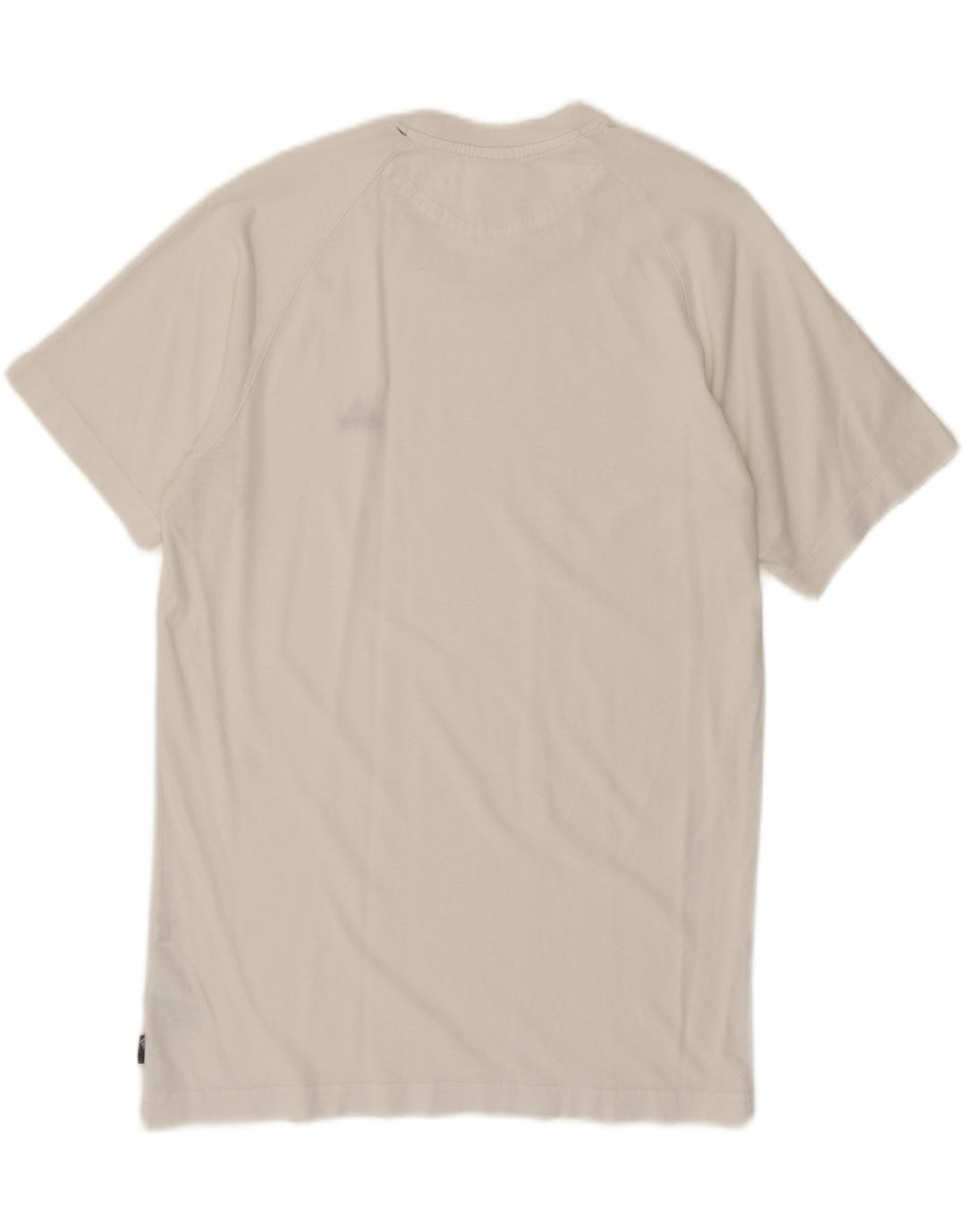 Adidas Mens Camiseta Top Pequeno Off White Algodão