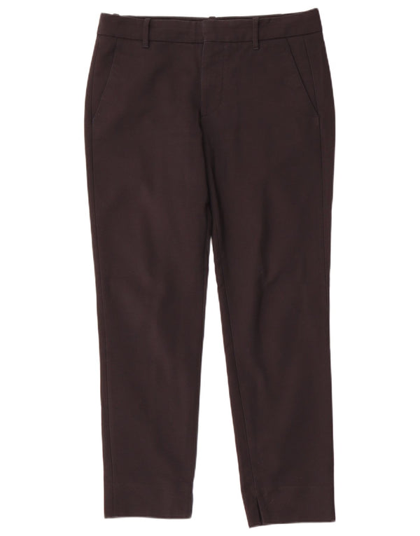 Zara Calça Chino Feminina Slim Pequena W26 L27 Algodão Preto