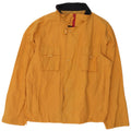 Jaqueta de chuva masculina vintage UK 42 XL nylon amarelo
