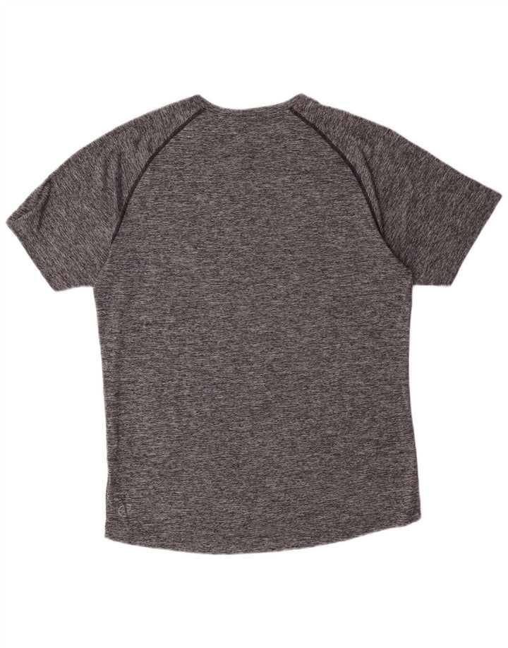 Camiseta masculina PUMA Top cinza médio manchado