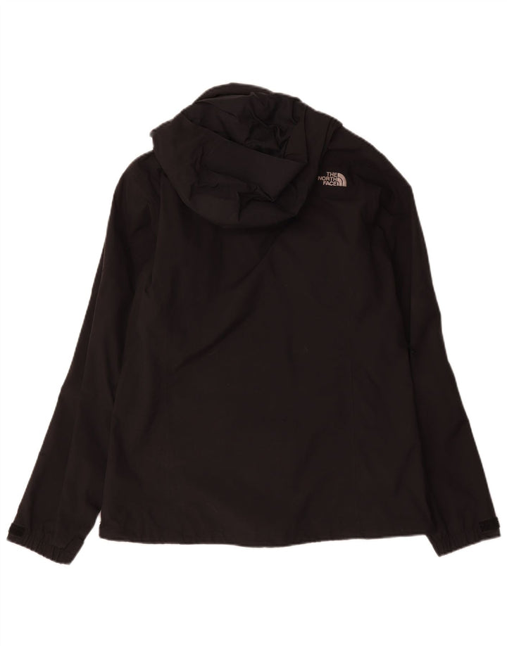 Jaqueta de chuva com capuz feminina The North Face UK 14 poliéster preto médio