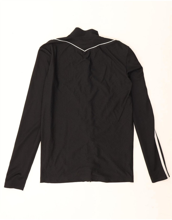 Adidas Mens Aeroready Slim Fit Treino Top Jaqueta Pequena Poliéster Preto
