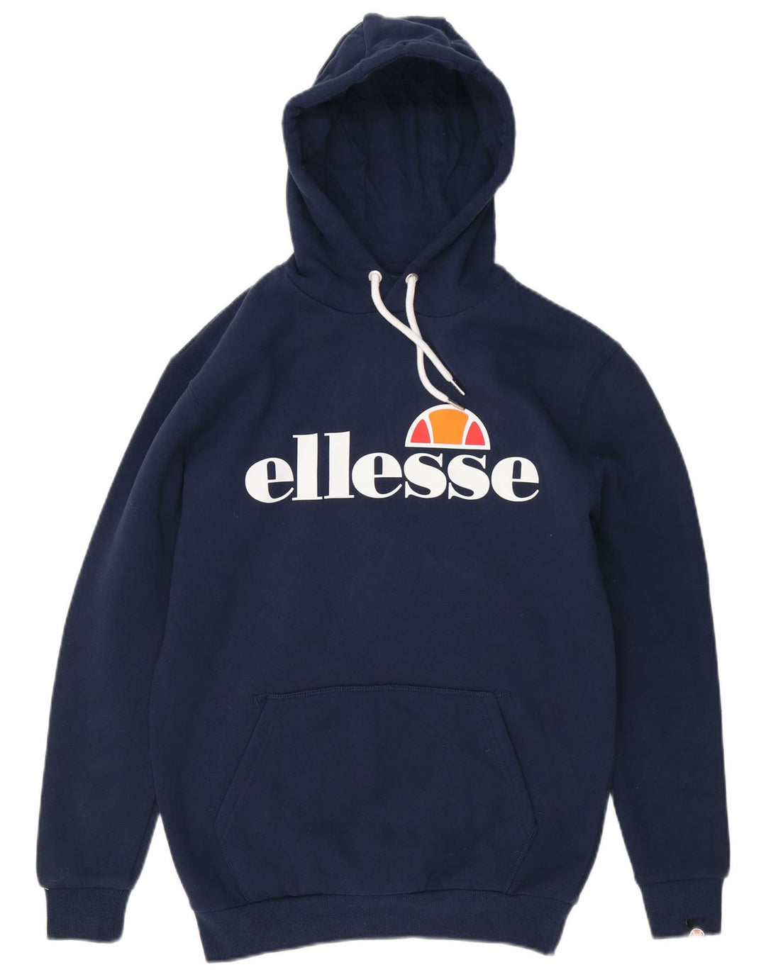 Jumper com capuz gráfico masculino ELLESSE XS azul marinho