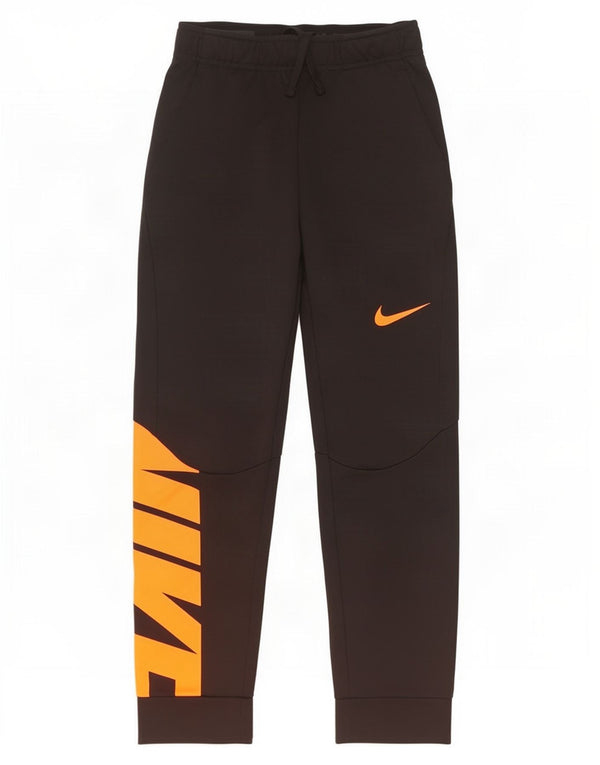 Nike Meninos Dri Fit Calças de treino Joggers 12-13 anos Grande Preto