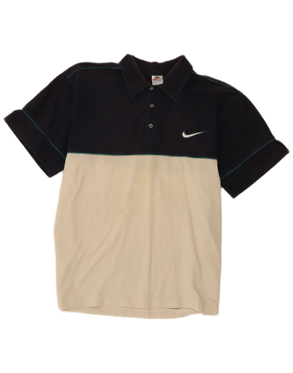 Camisa polo masculina Nike UK 47/48 2XL azul marinho colorblock