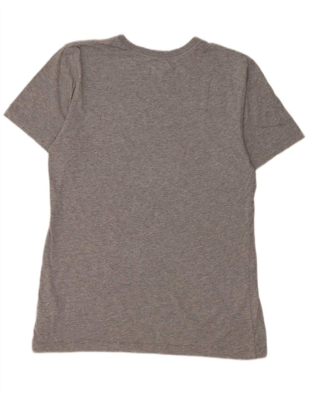 Camiseta Nike masculina gráfica top pequeno algodão manchado cinza