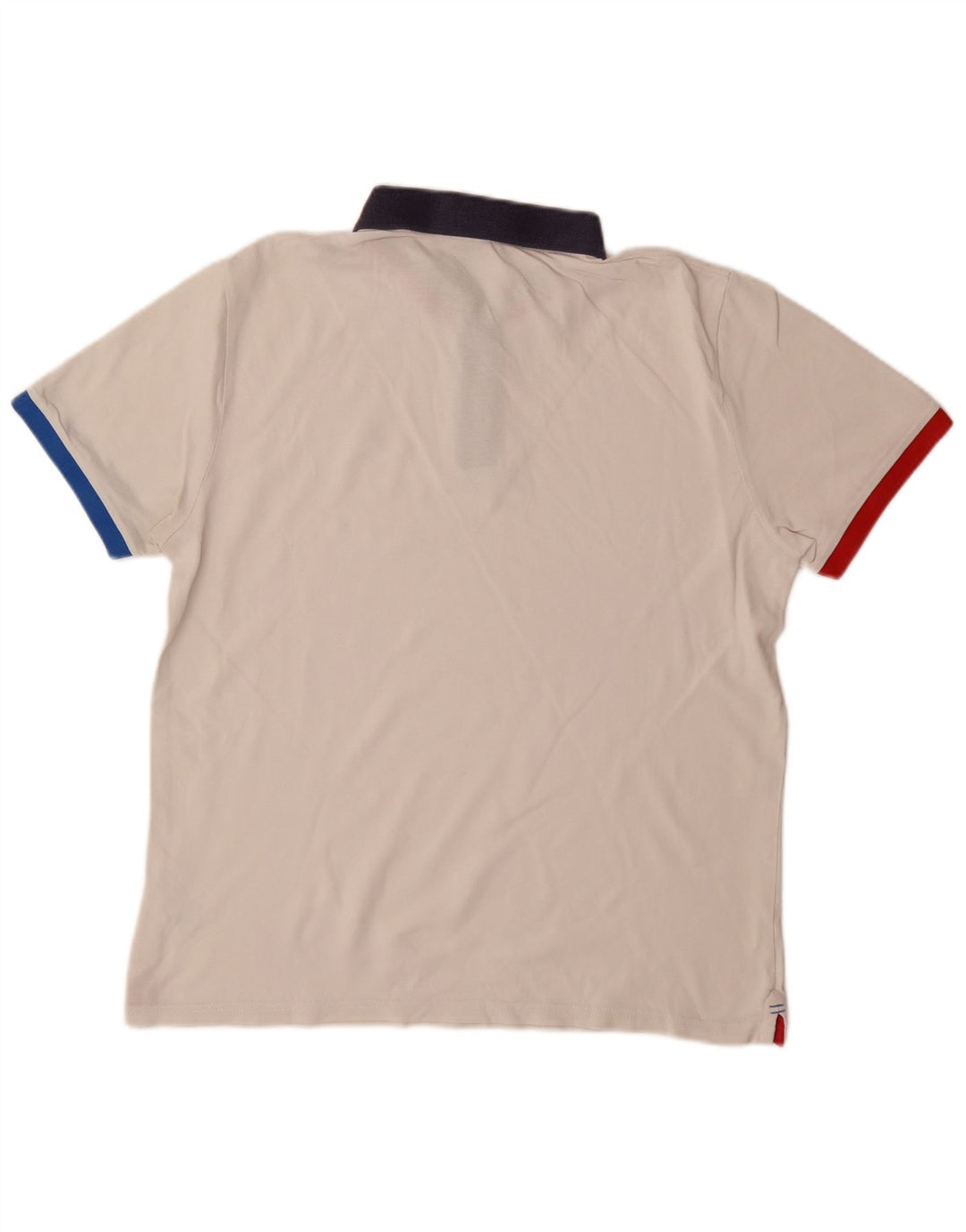 Camisa polo masculina de ajuste regular NORTH SAILS algodão colorblock branco médio