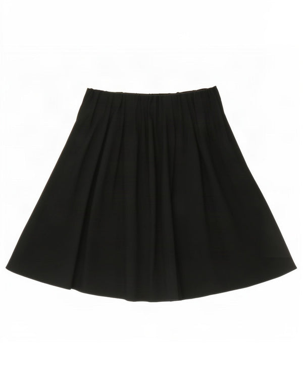 Saia plissada feminina Zara pequena W26 viscose verde