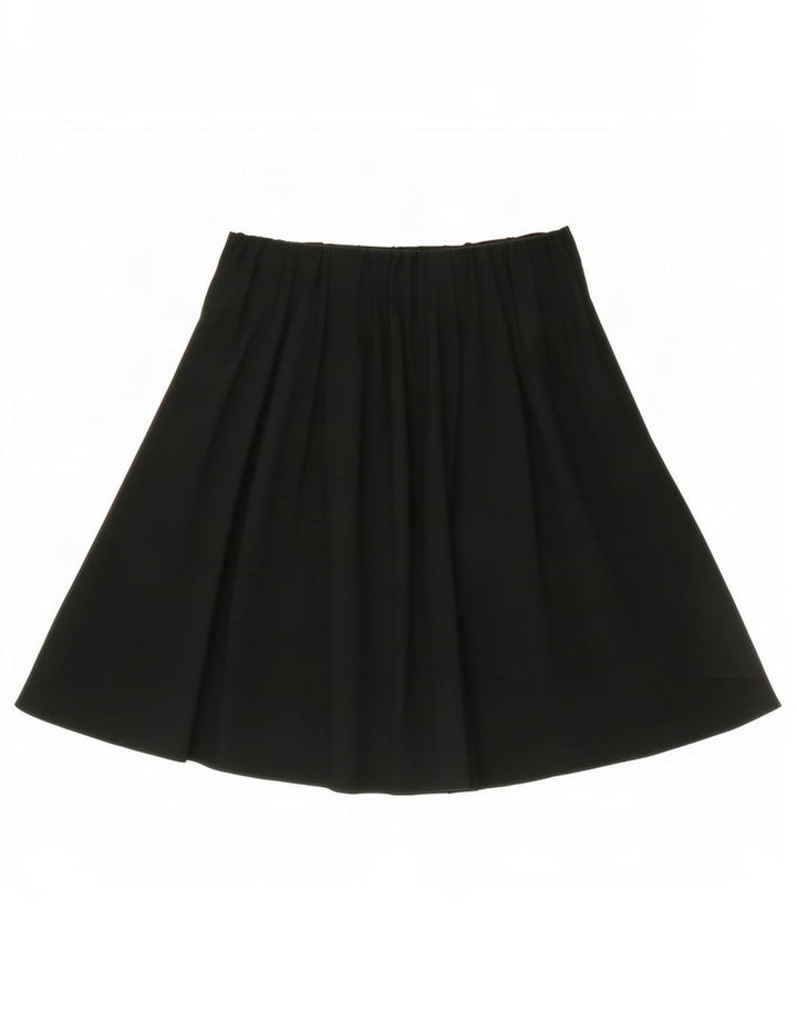 Saia plissada feminina Zara pequena W26 viscose verde