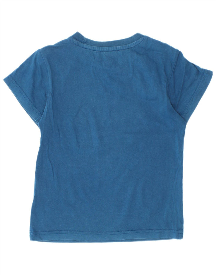 Camiseta Adidas Meninos Graphic Top 4-5 Anos Pequeno Azul