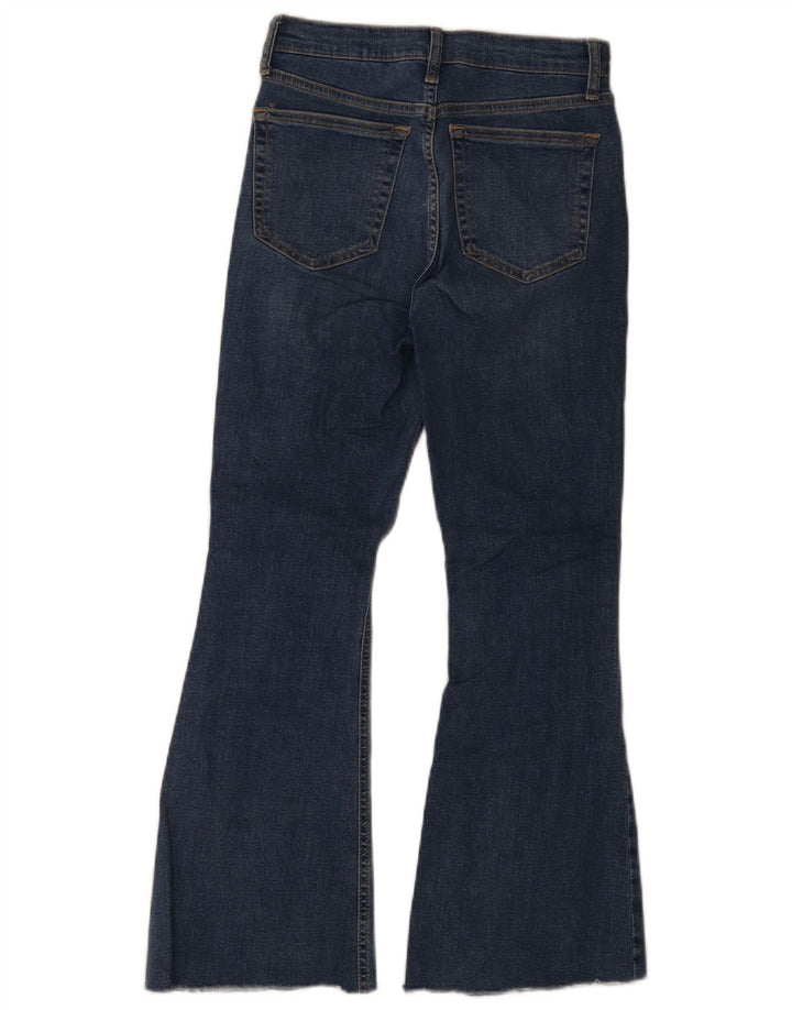 Topshop feminino Jamie Flared Jeans W28 L30 azul marinho