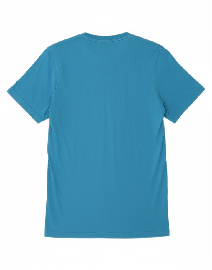 ADIDAS Mens Graphic T-Shirt Top Médio Algodão Azul