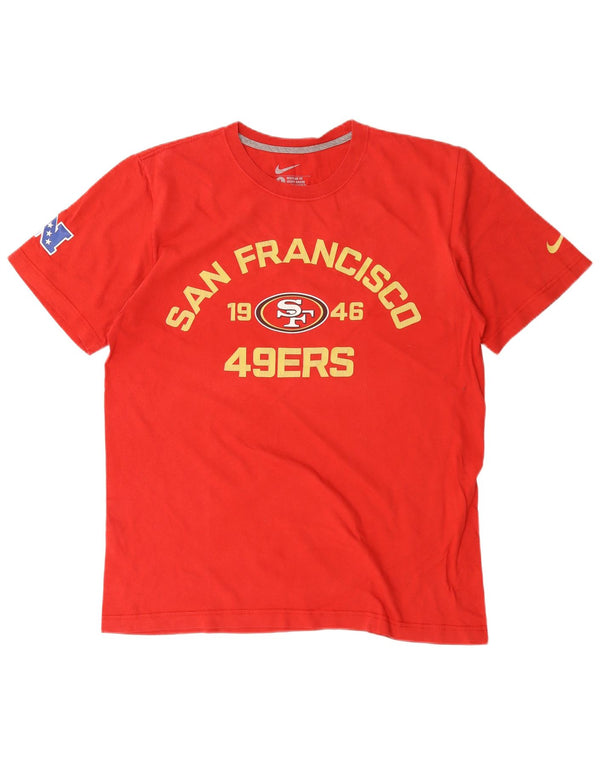Camiseta masculina Nike San Francisco 49ers Regular Fit gráfica grande vermelha