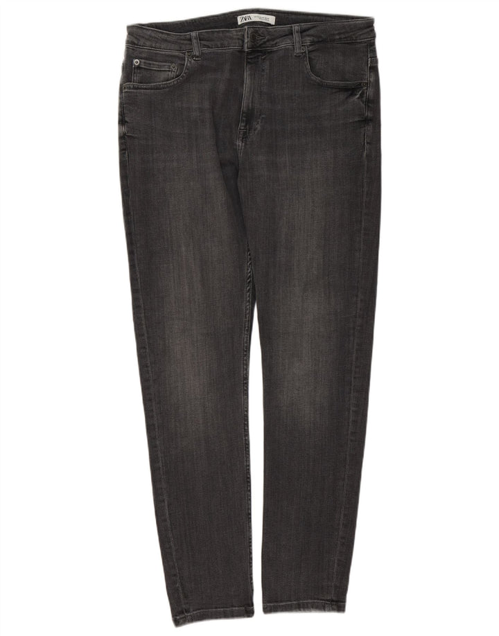 Zara Jeans Skinny Masculino EU 44 Grande W34 L31 Cinza