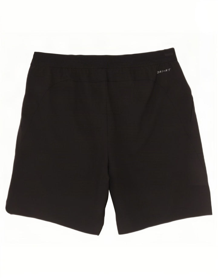 Nike Mens Dri Fit Cargo Sport Shorts Médio Preto Poliéster