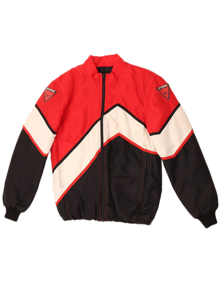 Jaqueta masculina Dainese Graphic Racer IT 42 XS vermelho Colourblock poliamida