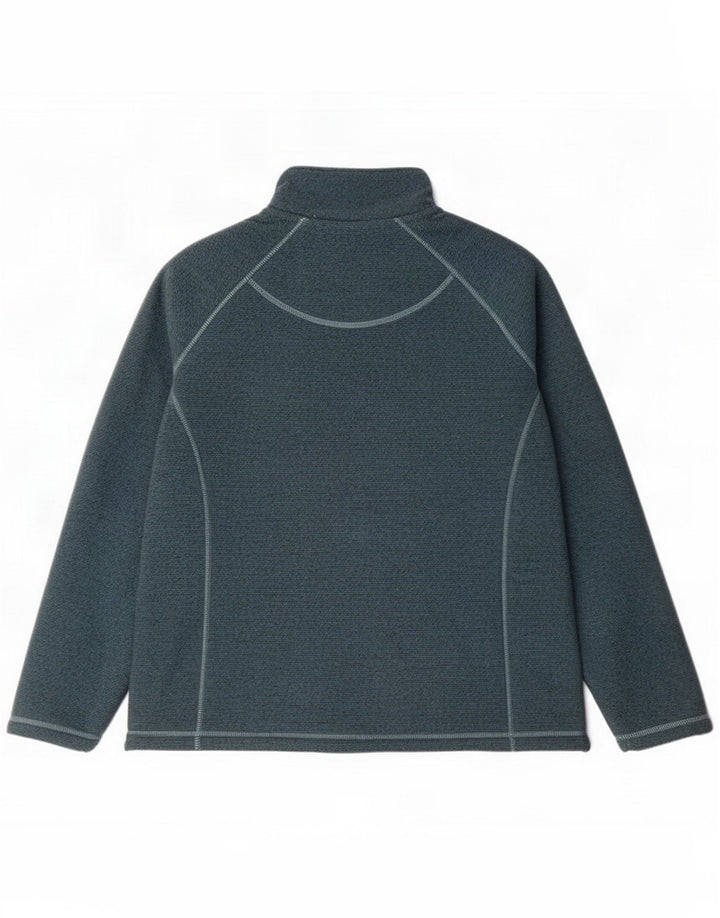 Weird Fish Womens Tracksuit Top Jacket UK 14 Grande Poliéster Azul
