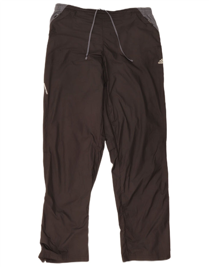 Adidas Mens Supernova Calças Impermeáveis Grandes Preto Colorblock Poliéster