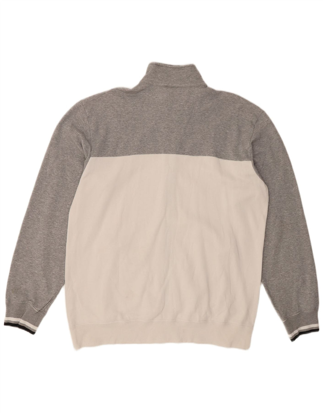 CHAMPION Jaqueta masculina de agasalho 2XL algodão colorblock branco