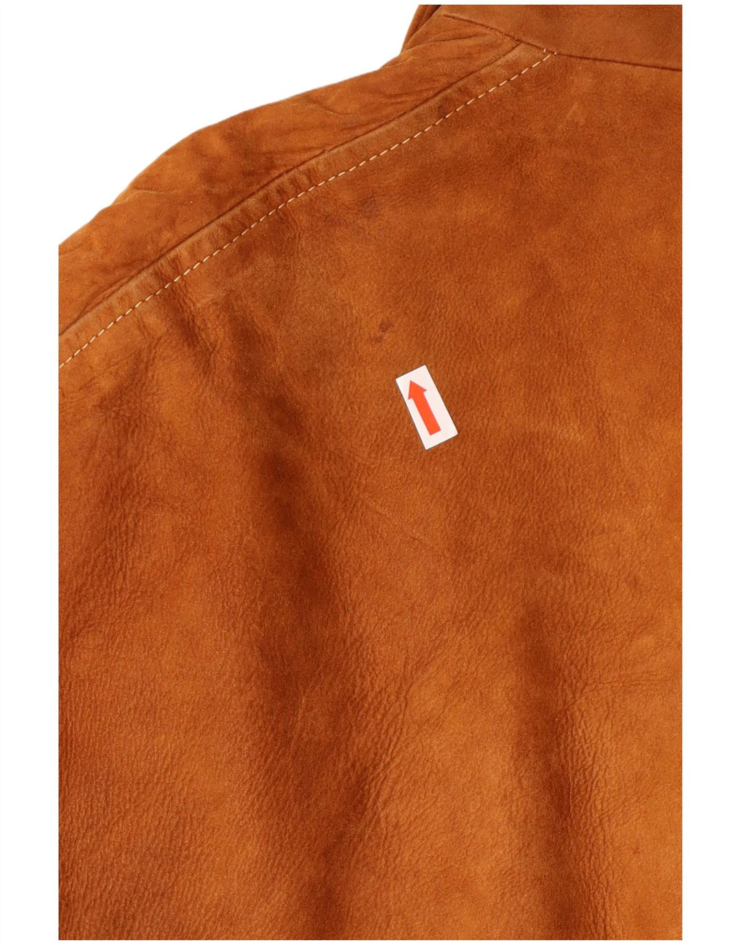 Jaqueta bomber masculina de camurça ESSEBI Reino Unido 40 grande couro marrom