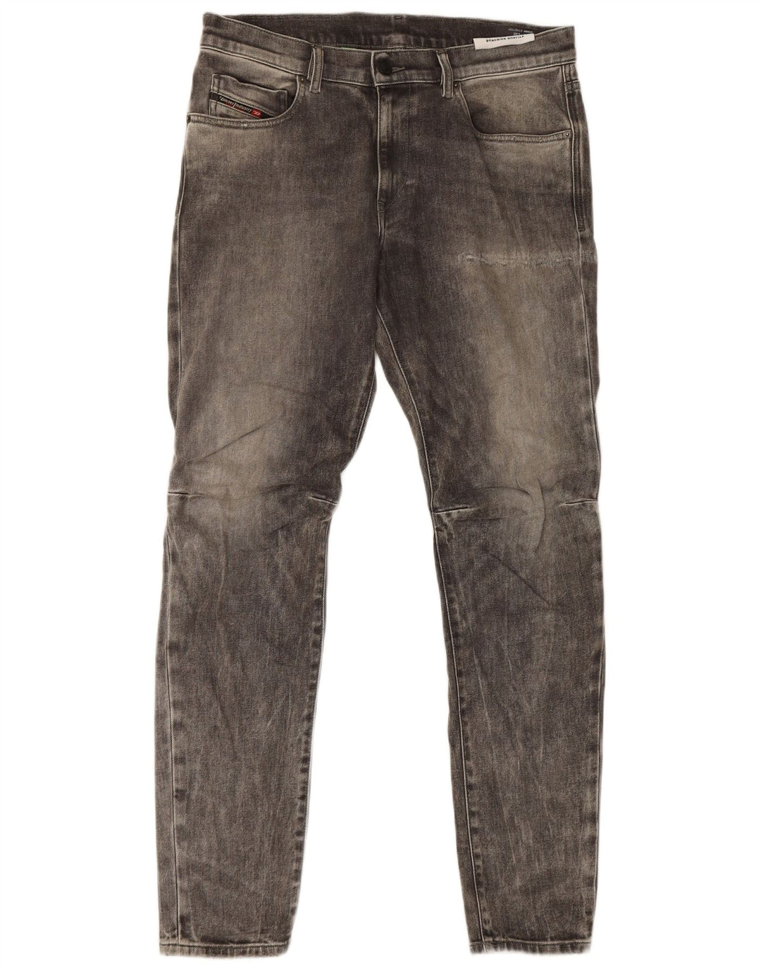 Diesel Masculino D-Strukt Slim Jeans W32 L32 Cinza Algodão