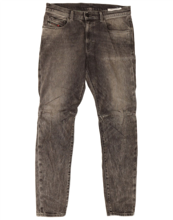 Diesel Masculino D-Strukt Slim Jeans W32 L32 Cinza Algodão