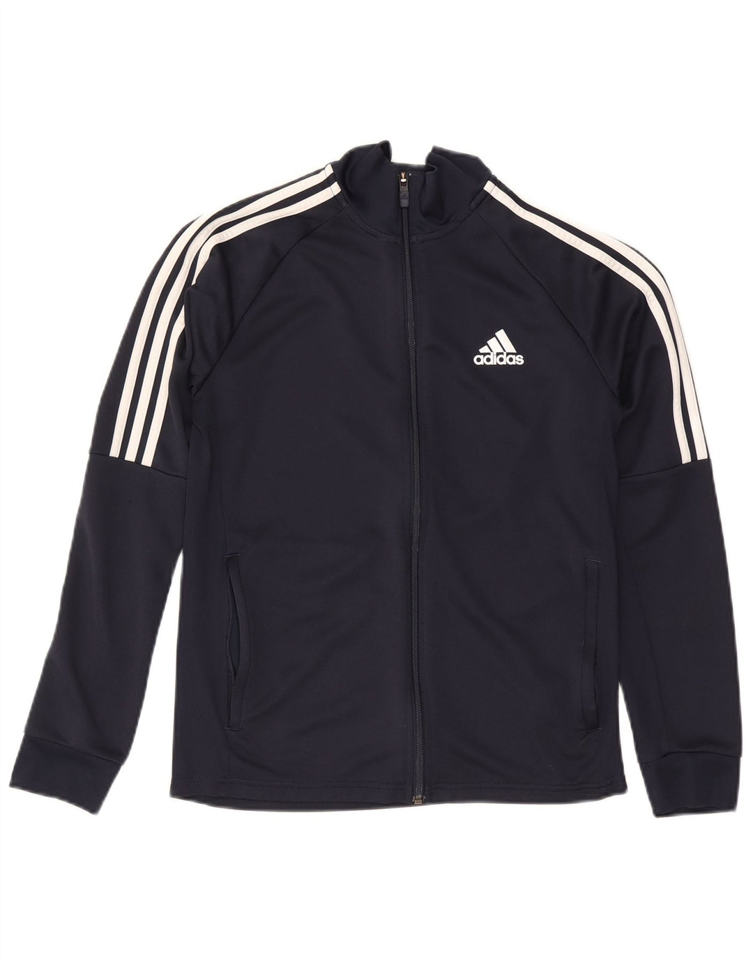 Adidas Mens Aeroready Tracksuit Top Jacket Reino Unido 40/42 Médio Azul Marinho