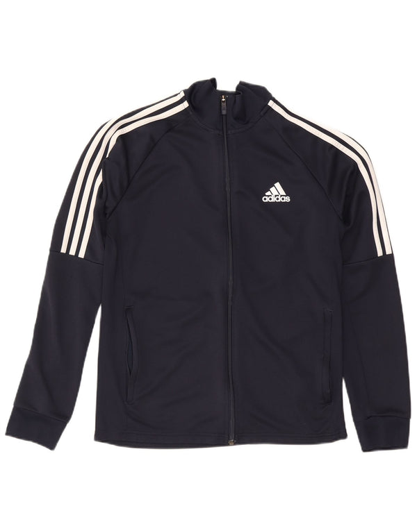 Adidas Mens Aeroready Tracksuit Top Jacket Reino Unido 40/42 Médio Azul Marinho