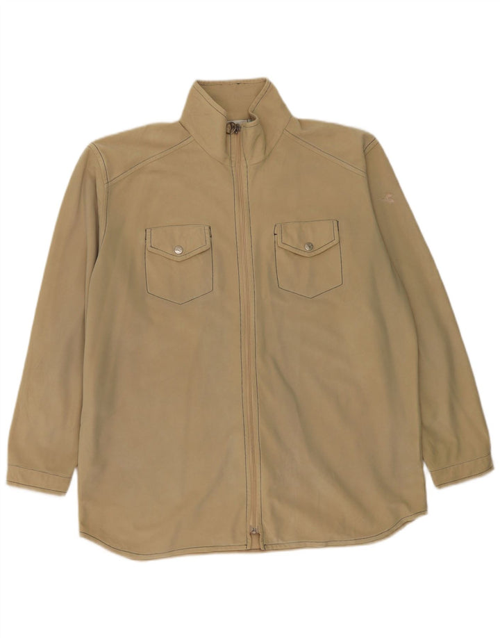 Diadora Mens Tracksuit Top Jacket Grande Poliéster Bege