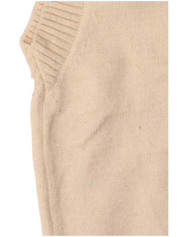 Zara Womens Crop Vest Regata Reino Unido 10 Pequeno Bege