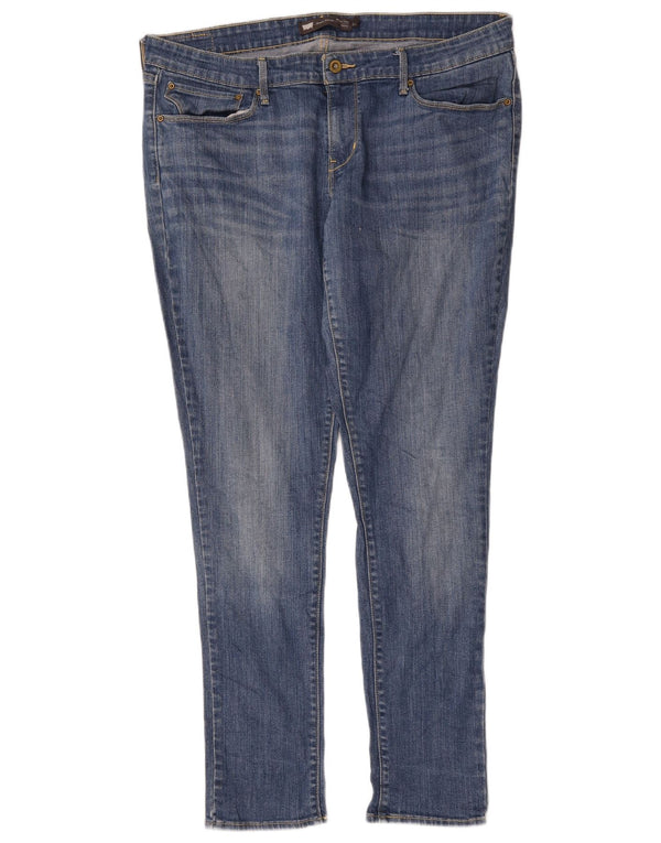 Calça jeans feminina Levi's Demi Curve Modern Rise Skinny US 16 2XL W36 L30 Azul