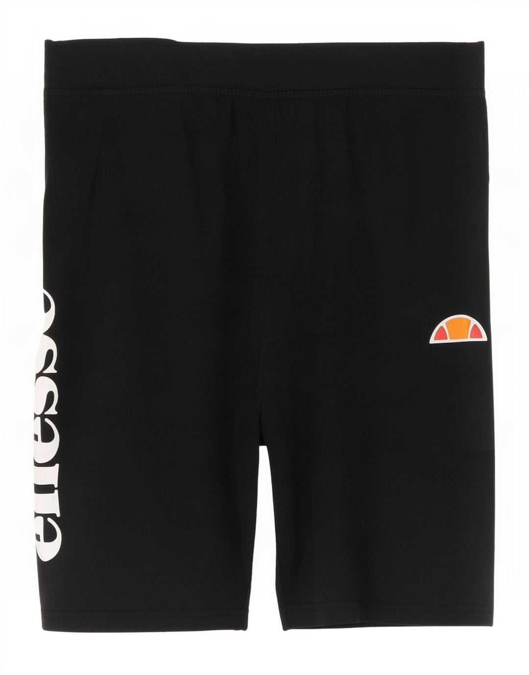 Shorts esportivos gráficos femininos Ellesse UK 12 algodão preto médio