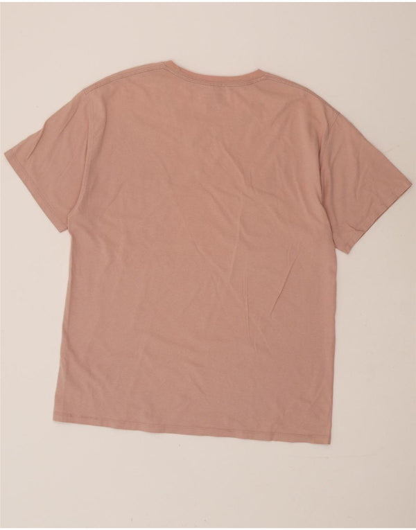 Camiseta masculina gráfica Champion grande rosa