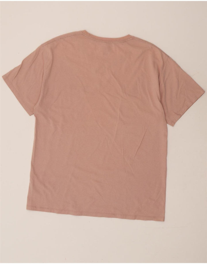 Camiseta masculina gráfica Champion grande rosa