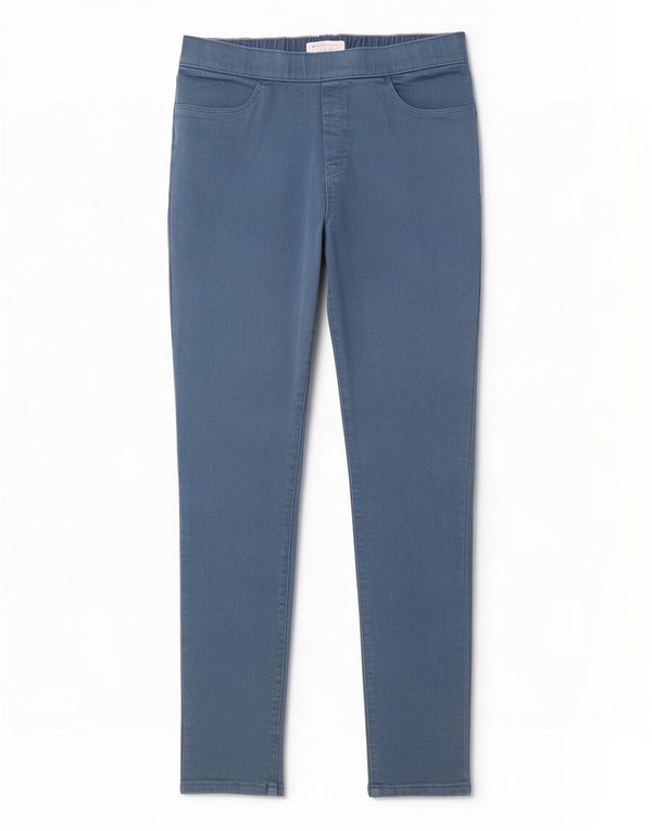 Jeans Jegging feminino White Stuff UK 16 grande W32 L29 algodão azul
