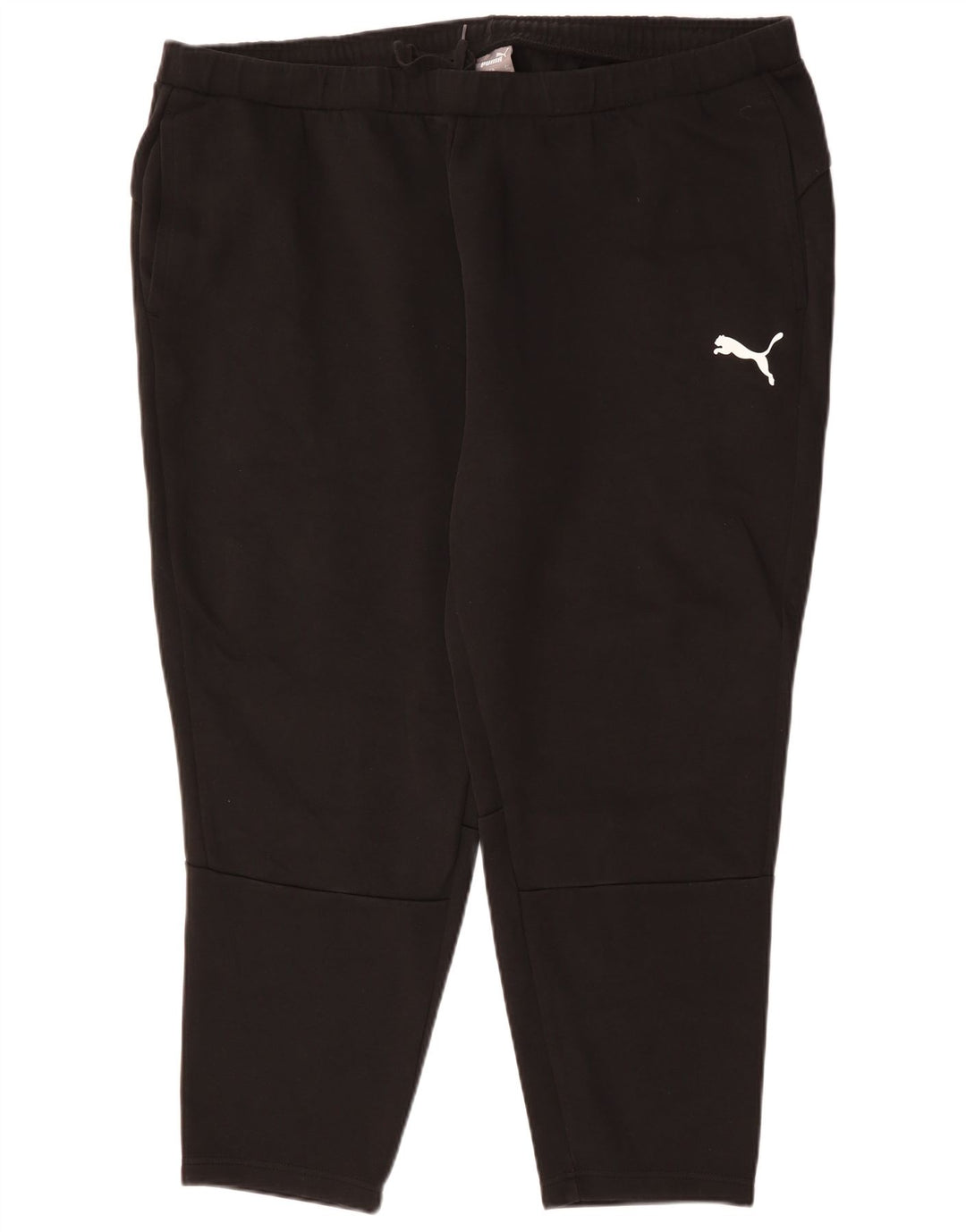 Calça de treino masculina Puma 3XL algodão preto