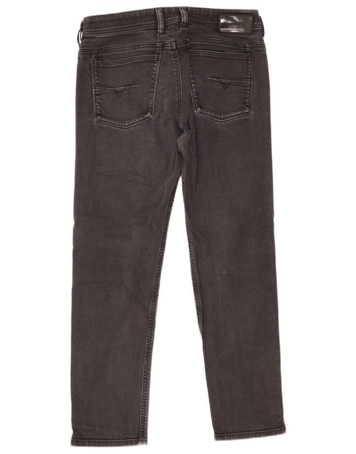 Jeans retos femininos Diesel W29 L26 algodão cinza