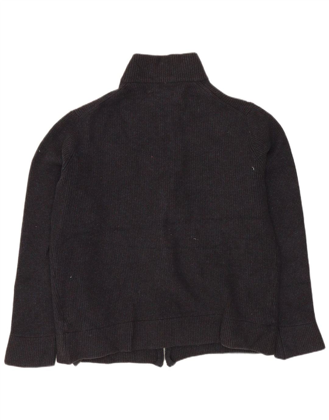 Suéter cardigã feminino Marks & Spencer Reino Unido 18 XL lã preta