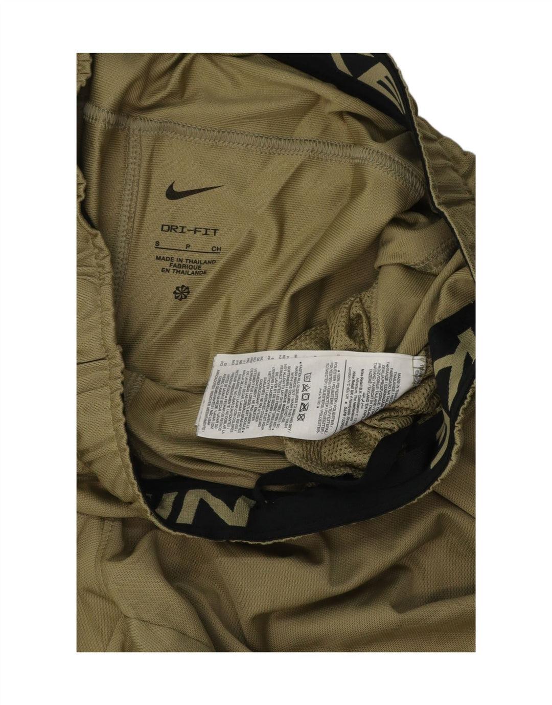 Nike Mens Dri Fit Sport Shorts Pequeno Verde Poliéster