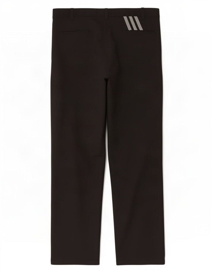 Calça Chino Reta Masculina Adidas W38 L29 Poliéster Preto
