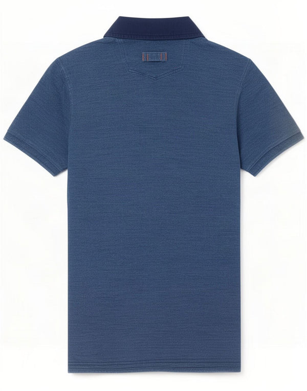Camisa polo masculina Fat Face XS algodão azul marinho