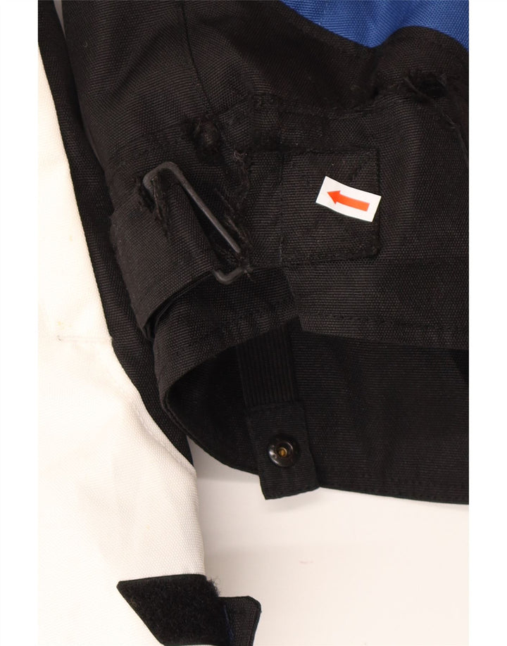 Jaqueta masculina REV'IT para motociclista UK 36 motocicleta pequena em bloco branco esbranquiçado