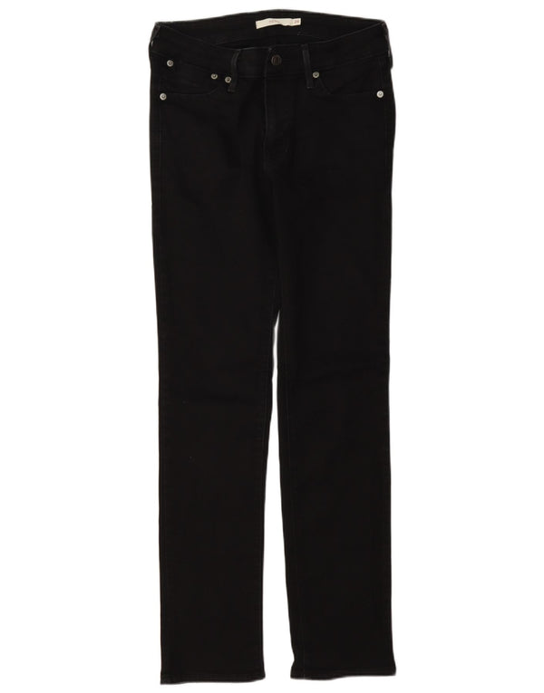 Calça jeans feminina Levi's 712 Slim W26 L30 algodão preto