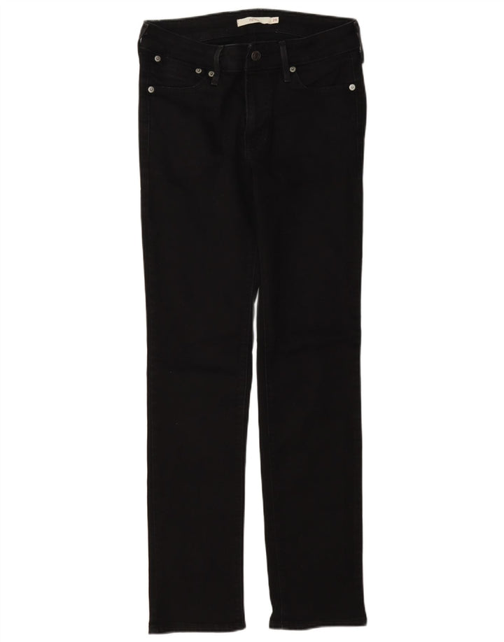Calça jeans feminina Levi's 712 Slim W26 L30 algodão preto