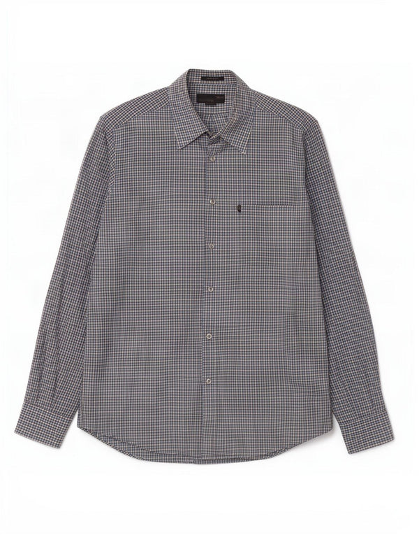 Camisa masculina Marlboro Classics Regular Fit 2XL azul guingão
