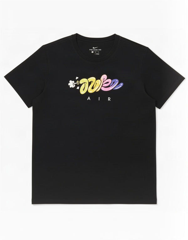 Camiseta Nike masculina gráfica Top XL algodão preto