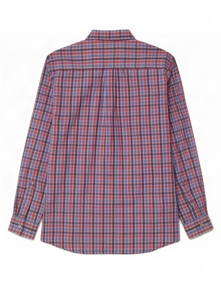 Camisa masculina Chaps grande algodão xadrez multicolorido