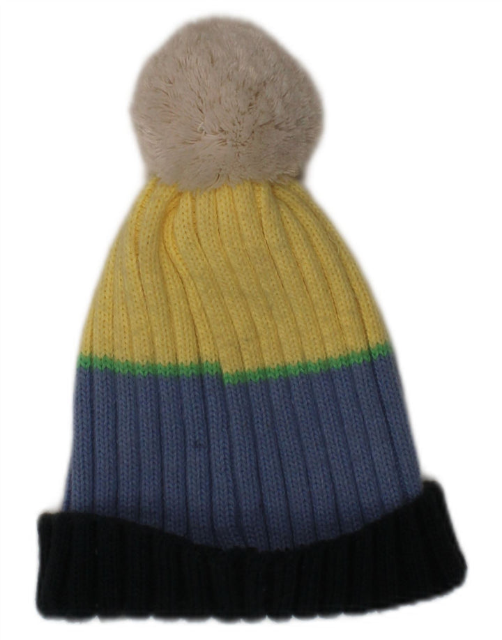 Boné masculino Champion Knit Bobble tamanho único acrílico listrado multicolorido inverno